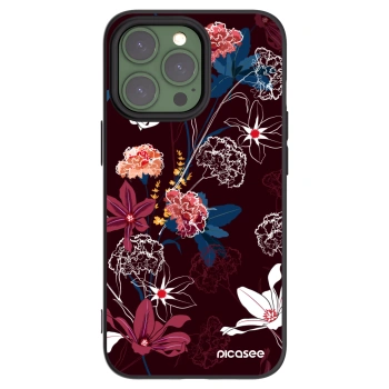 Picasee silikónový čierny obal pre Apple iPhone 13 Pro - Dark Meadow