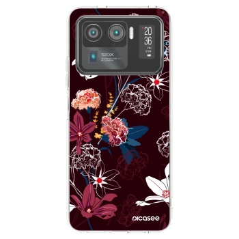 Picasee silikónový prehľadný obal pre Xiaomi Mi 11 Ultra - Dark Meadow