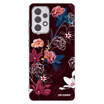 Picasee silikónový prehľadný obal pre Samsung Galaxy A52s 5G A528B - Dark Meadow