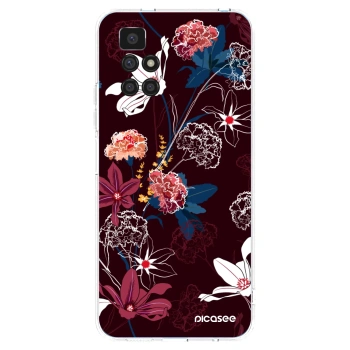 Picasee silikónový prehľadný obal pre Xiaomi Redmi 10 - Dark Meadow