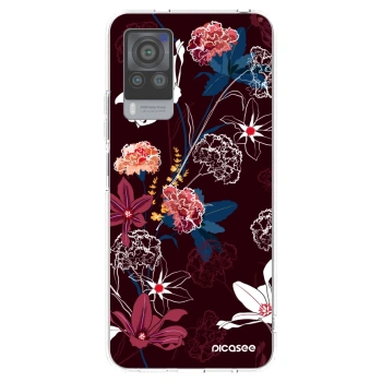 Picasee silikónový prehľadný obal pre Vivo X60 Pro 5G - Dark Meadow
