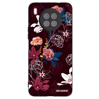 Picasee silikónový čierny obal pre Huawei Nova 8i - Dark Meadow