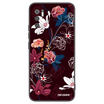 Picasee silikónový čierny obal pre Xiaomi Poco M3 Pro 5G - Dark Meadow