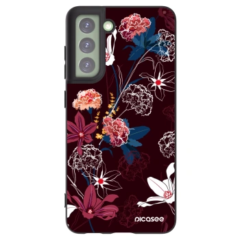 Picasee silikónový čierny obal pre Samsung Galaxy S21 FE 5G - Dark Meadow