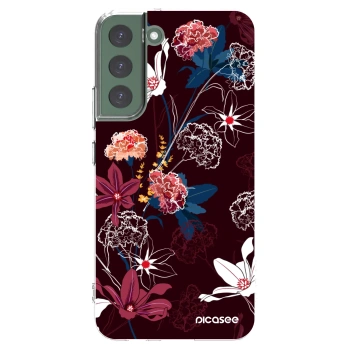 Picasee silikónový prehľadný obal pre Samsung Galaxy S22+ 5G - Dark Meadow