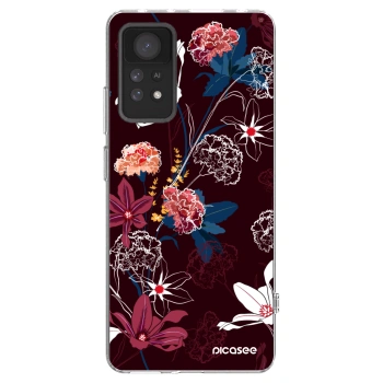 Picasee silikónový prehľadný obal pre Xiaomi Redmi Note 11 Pro - Dark Meadow