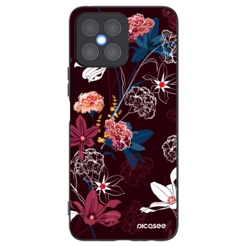 Picasee silikónový čierny obal pre Honor X8 4G - Dark Meadow