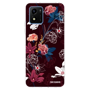 Picasee silikónový prehľadný obal pre Vivo Y01 - Dark Meadow