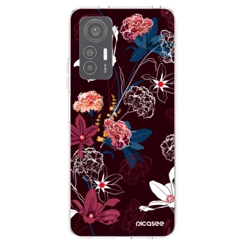 Picasee silikónový prehľadný obal pre Xiaomi 12 Lite - Dark Meadow