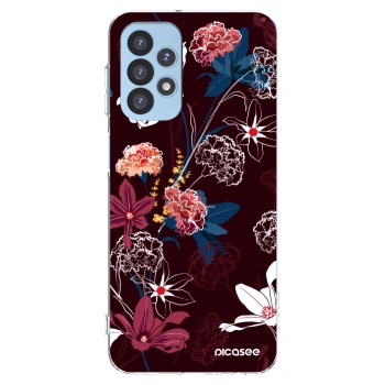 Picasee silikónový prehľadný obal pre Samsung Galaxy A23 A235F 4G - Dark Meadow