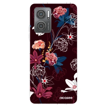 Picasee silikónový prehľadný obal pre Xiaomi Redmi 10 5G - Dark Meadow