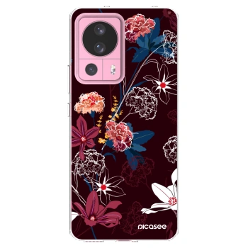 Picasee silikónový prehľadný obal pre Xiaomi 13 Lite - Dark Meadow