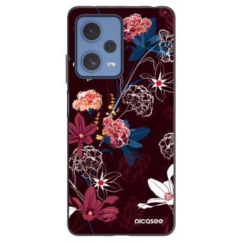 Picasee silikónový čierny obal pre Xiaomi Redmi Note 12 Pro 5G - Dark Meadow