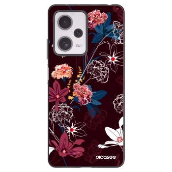 Picasee silikónový čierny obal pre Xiaomi Redmi Note 12 Pro+ 5G - Dark Meadow
