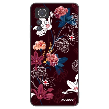 Picasee silikónový čierny obal pre Xiaomi Redmi Note 12S - Dark Meadow