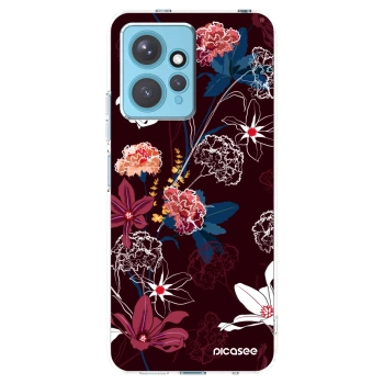 Picasee silikónový prehľadný obal pre Xiaomi Redmi Note 12 4G - Dark Meadow