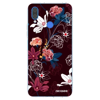 Picasee silikónový prehľadný obal pre Huawei Nova 3i - Dark Meadow