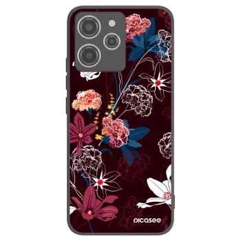 Picasee silikónový čierny obal pre Xiaomi Redmi 12 4G - Dark Meadow