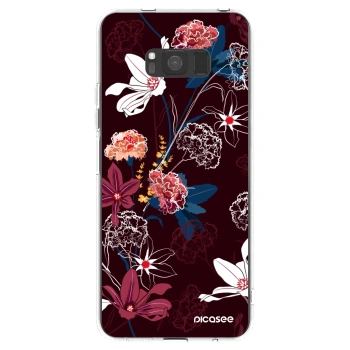 Picasee silikónový prehľadný obal pre Samsung Galaxy S8 G950F - Dark Meadow