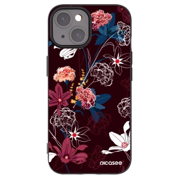 Picasee silikónový čierny obal pre Apple iPhone 15 - Dark Meadow