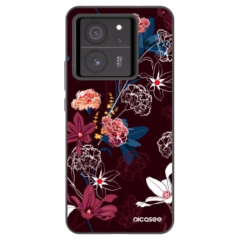 Picasee silikónový čierny obal pre Xiaomi 13T Pro - Dark Meadow