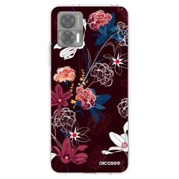 Picasee silikónový prehľadný obal pre Motorola Edge 30 Neo - Dark Meadow