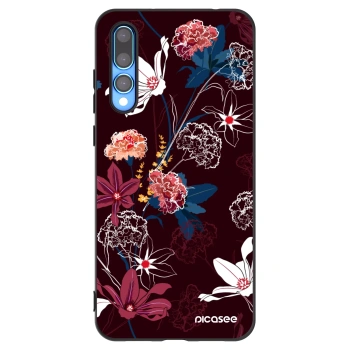 Picasee silikónový čierny obal pre Huawei P20 Pro - Dark Meadow
