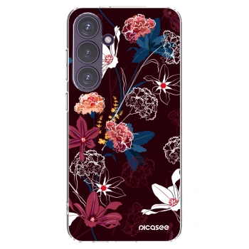 Picasee silikónový prehľadný obal pre Samsung Galaxy S24+ S926B 5G - Dark Meadow