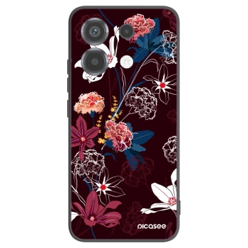 Picasee silikónový čierny obal pre Xiaomi Poco X6 - Dark Meadow