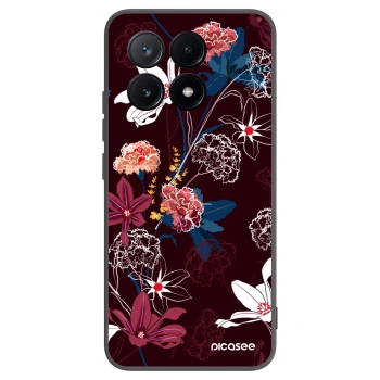 Picasee silikónový čierny obal pre Xiaomi Poco X6 Pro - Dark Meadow