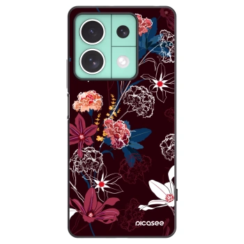 Picasee silikónový čierny obal pre Xiaomi Redmi Note 13 5G - Dark Meadow