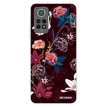 Picasee silikónový prehľadný obal pre Xiaomi Redmi Note 12 Pro 4G - Dark Meadow