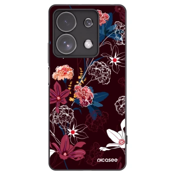 Picasee silikónový čierny obal pre Xiaomi Redmi Note 13 Pro 4G - Dark Meadow