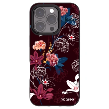 Picasee silikónový čierny obal pre Apple iPhone 16 Pro - Dark Meadow