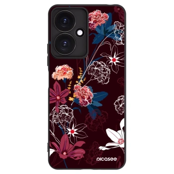 Picasee silikónový čierny obal pre Xiaomi Redmi 13C 5G - Dark Meadow