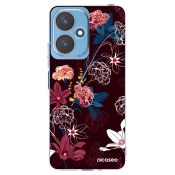 Picasee silikónový prehľadný obal pre Xiaomi Redmi 13C 5G - Dark Meadow