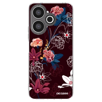 Picasee silikónový prehľadný obal pre Xiaomi Redmi 13 4G - Dark Meadow