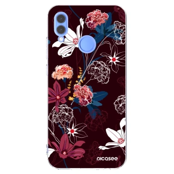 Picasee silikónový prehľadný obal pre Huawei P Smart 2019 - Dark Meadow