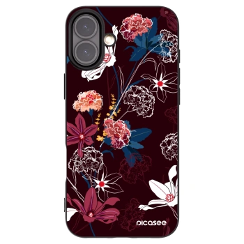 Picasee silikónový čierny obal pre Apple iPhone 16 Plus - Dark Meadow
