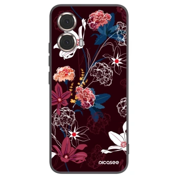 Picasee silikónový čierny obal pre Motorola Moto G85 - Dark Meadow