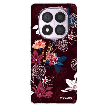 Picasee silikónový prehľadný obal pre Xiaomi Redmi Note 14 Pro 5G - Dark Meadow