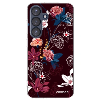 Picasee silikónový prehľadný obal pre Samsung Galaxy S25 5G - Dark Meadow