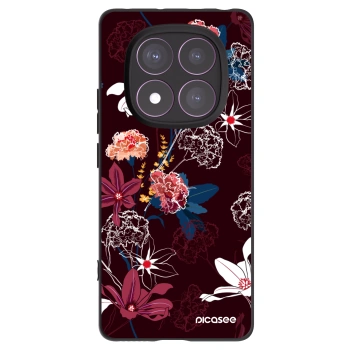 Picasee silikónový čierny obal pre Xiaomi Redmi Note 14 Pro 4G - Dark Meadow