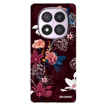 Picasee silikónový prehľadný obal pre Xiaomi Redmi Note 14 Pro 4G - Dark Meadow