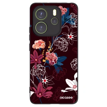 Picasee silikónový čierny obal pre Xiaomi Redmi Note 14 4G - Dark Meadow