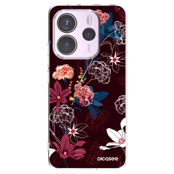 Picasee silikónový prehľadný obal pre Xiaomi Redmi Note 14 4G - Dark Meadow
