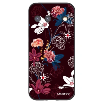 Picasee silikónový čierny obal pre Google Pixel 9 - Dark Meadow