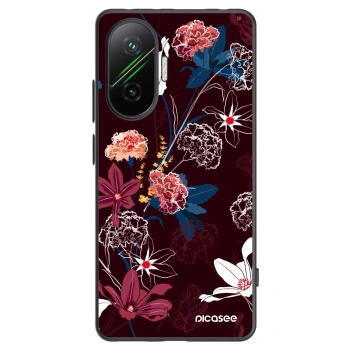 Picasee silikónový čierny obal pre Xiaomi Poco F7 Pro 5G - Dark Meadow