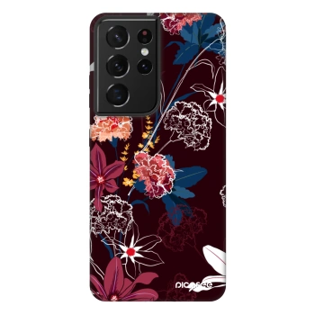 Picasee Fashion Case pre Samsung Galaxy S21 Ultra 5G G998B - Dark Meadow