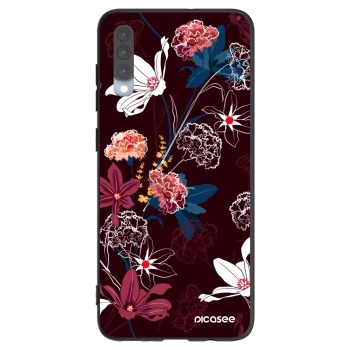 Picasee silikónový čierny obal pre Samsung Galaxy A70 A705F - Dark Meadow